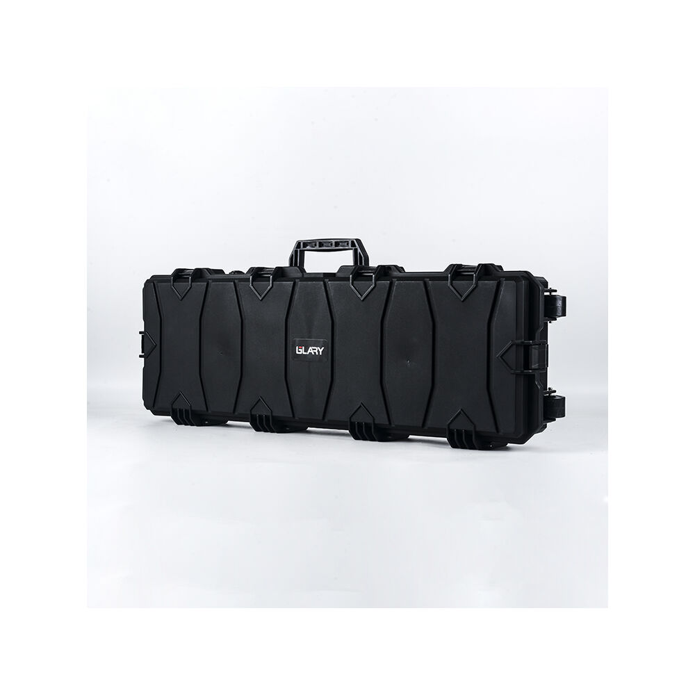 Glary Gewehrkoffer 102x36x14 cm Wasserdicht IP67-Standard Schwarz Bild 2