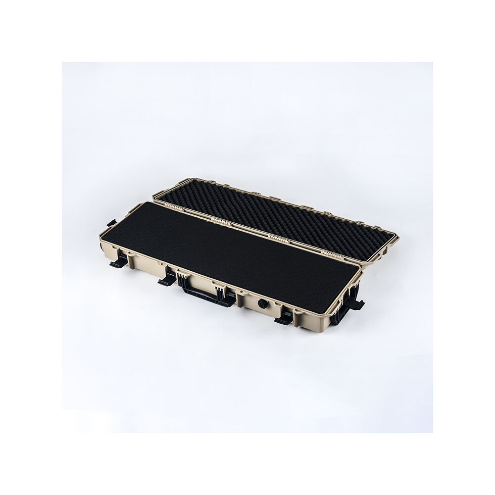 Glary Gewehrkoffer 102x36x14 cm Wasserdicht IP67-Standard Tan Bild 3