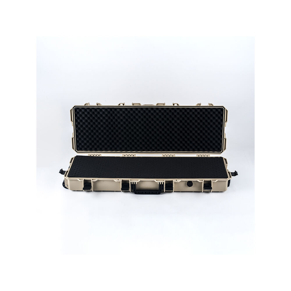 Glary Gewehrkoffer 102x36x14 cm Wasserdicht IP67-Standard Tan Bild 4