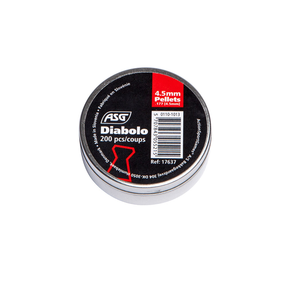 ASG Diabolos Flachkopf 4,5mm 0,47g 200 Stk Bild 2