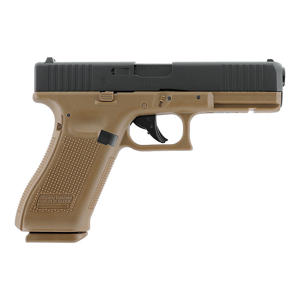 Glock 17 Gen5 Co2 Pistole Blowback 4,5mm BB Coyote Bild 2