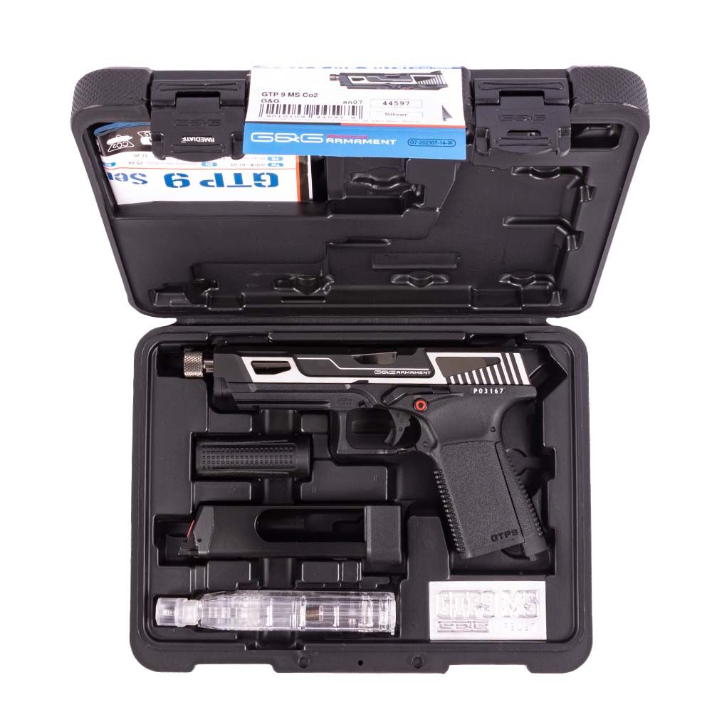 G&G GTP 9 MS Co2 Airsoft Pistole 6mm BB schwarz Bild 5