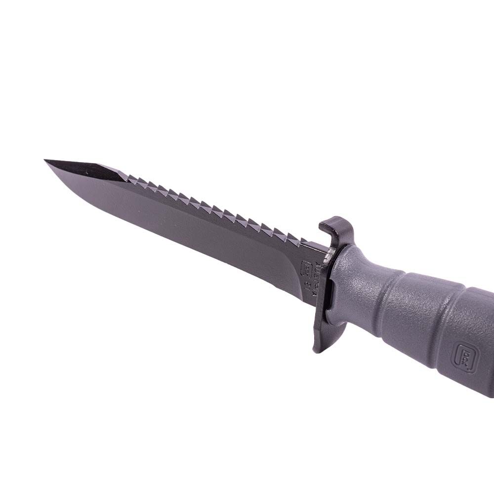 GLOCK FM78 Feldmesser mit Sgezahnung grau Bild 3