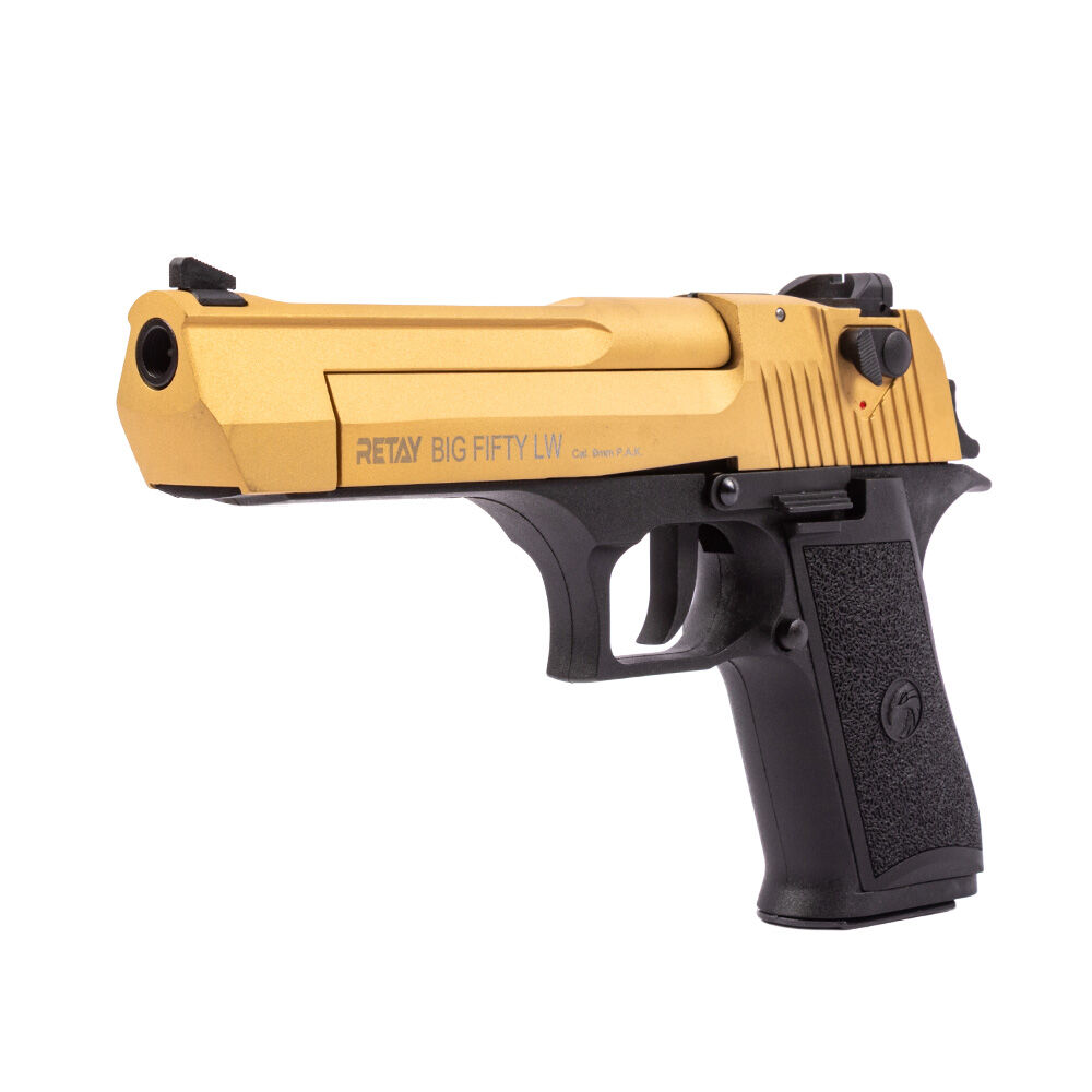 Retay Big Fifty LW Gold Schreckschusspistole 9mm P.A.K. Bild 3