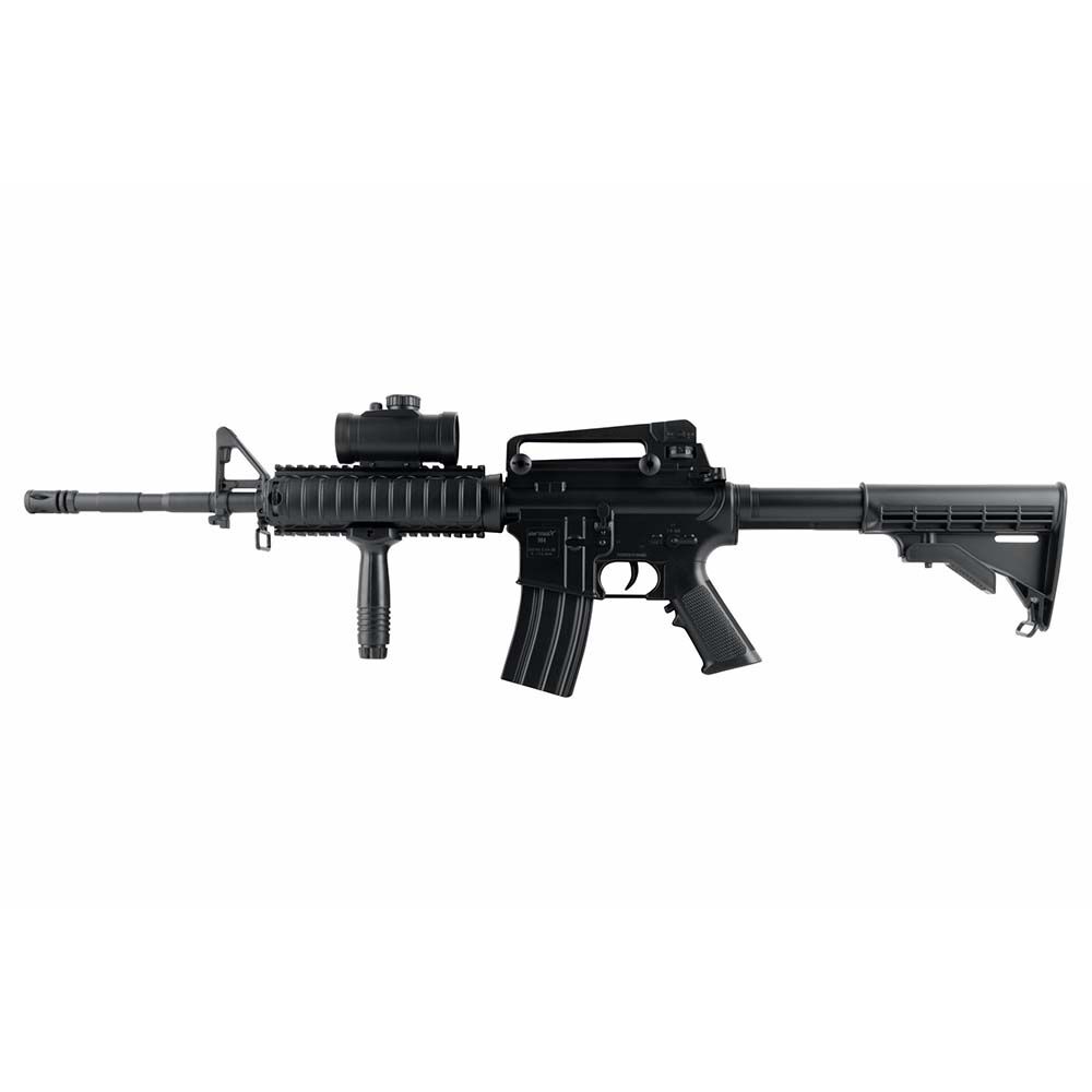 Airmax M4 AEG Airsoft Gewehr 6mm BB Schwarz Bild 4