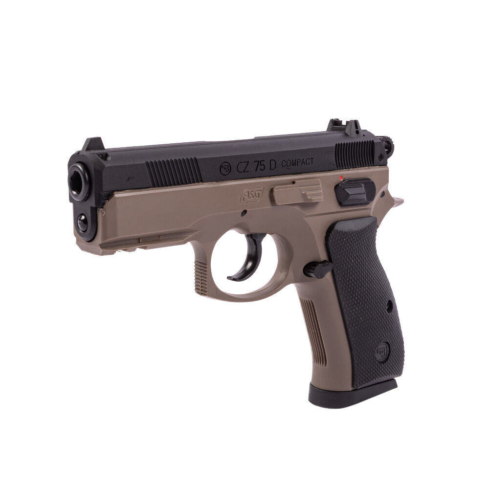 ASG CZ 75D Compact Airsoft Pistole Federdruck 6mm BB FDE Dual-Tone Bild 3