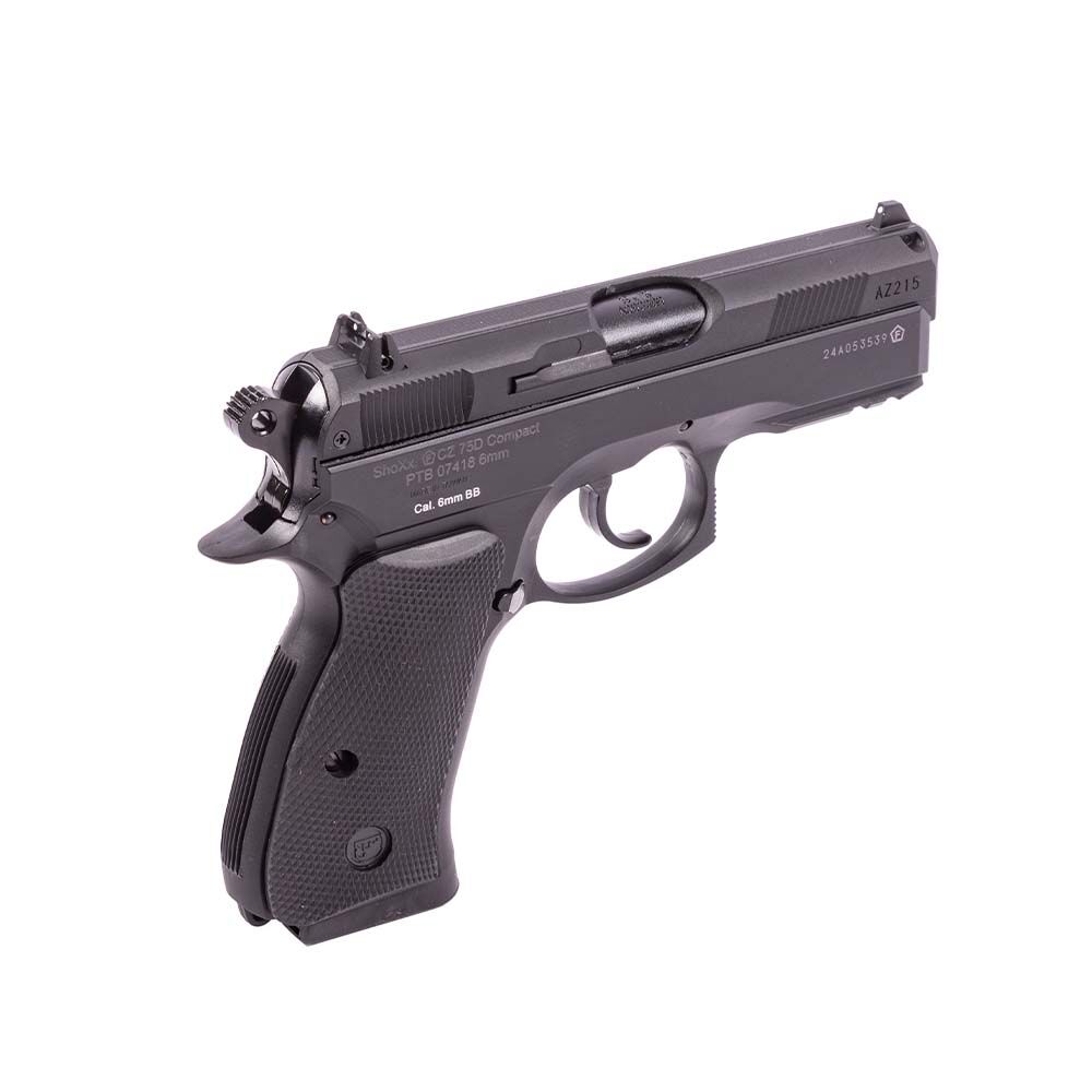 ASG CZ 75D Compact Airsoft Co2 Pistole NBB 6mm BB Schwarz Bild 3