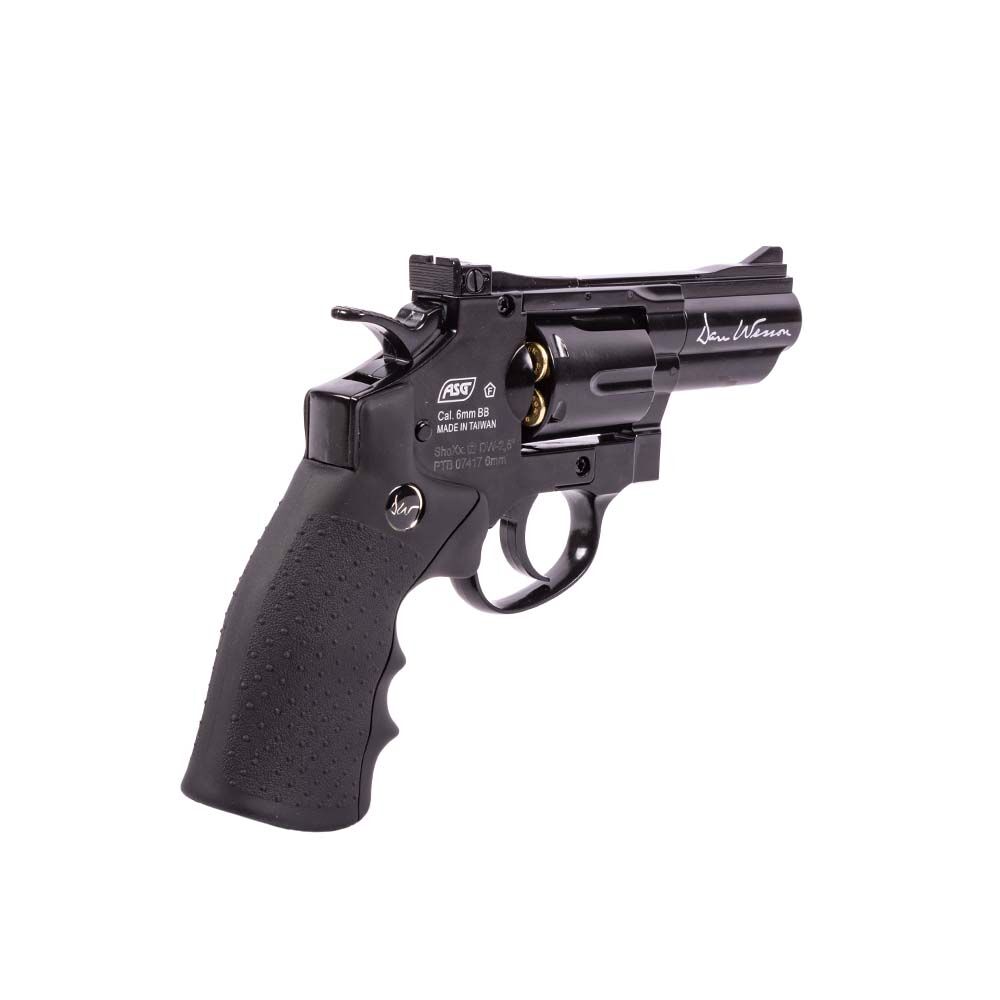 ASG Dan Wesson 2,5 Zoll Airsoft CO2 Revolver 6mm BB Schwarz Bild 3
