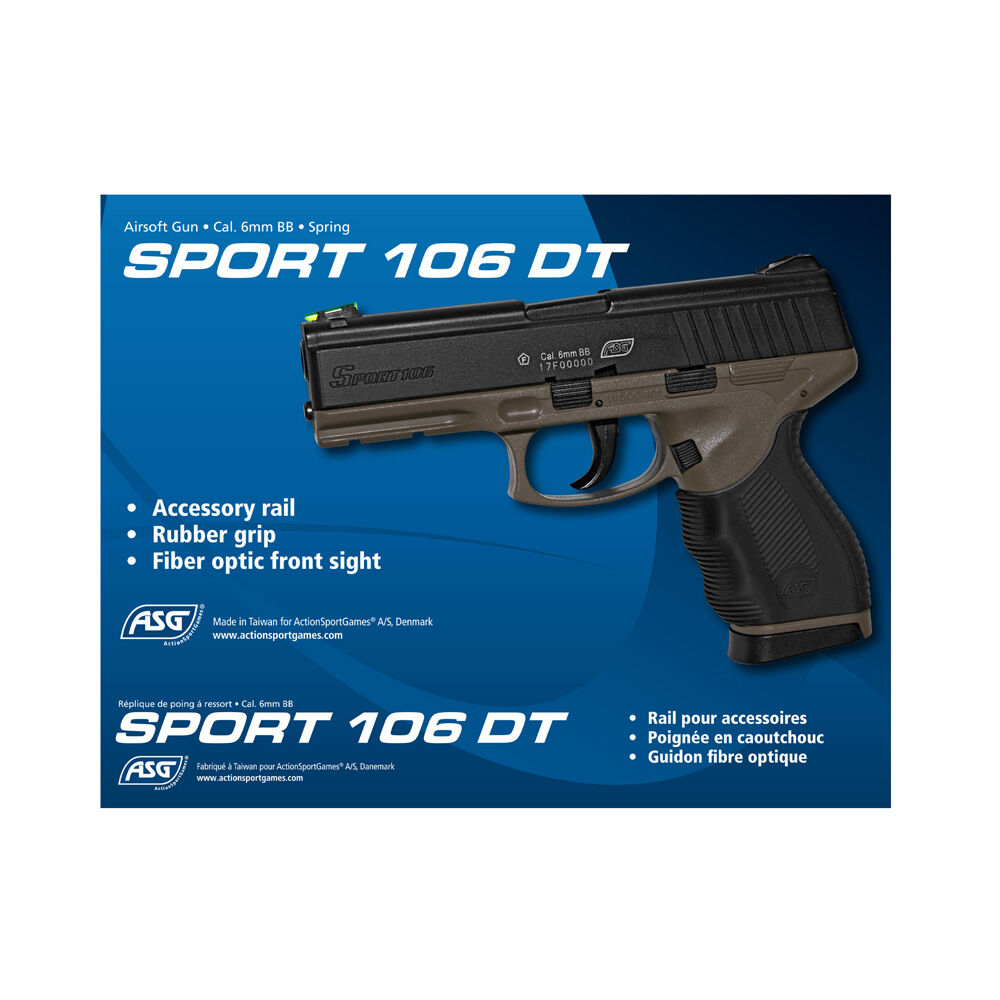 ASG Sport 106 DT Airsoftpistole Feder 6mm BB Dual Tone ab 14 Bild 2