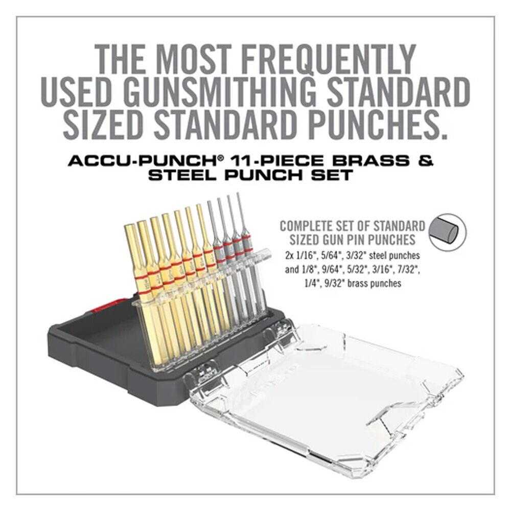 Real Avid Accu-Punch 11-teiliges Brass und Steel Pin Punch Set Bild 2