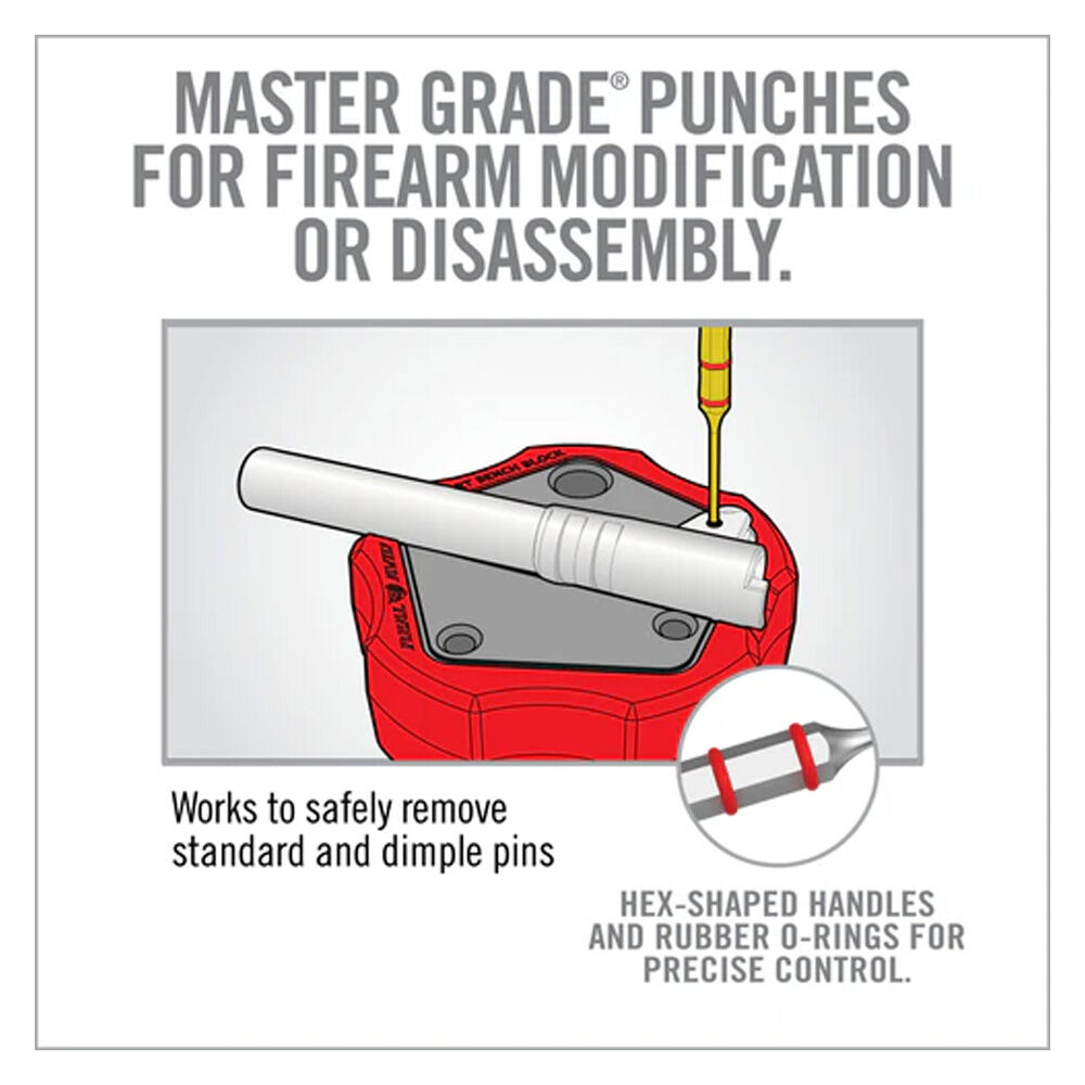 Real Avid Accu-Punch 11-teiliges Brass und Steel Pin Punch Set Bild 4