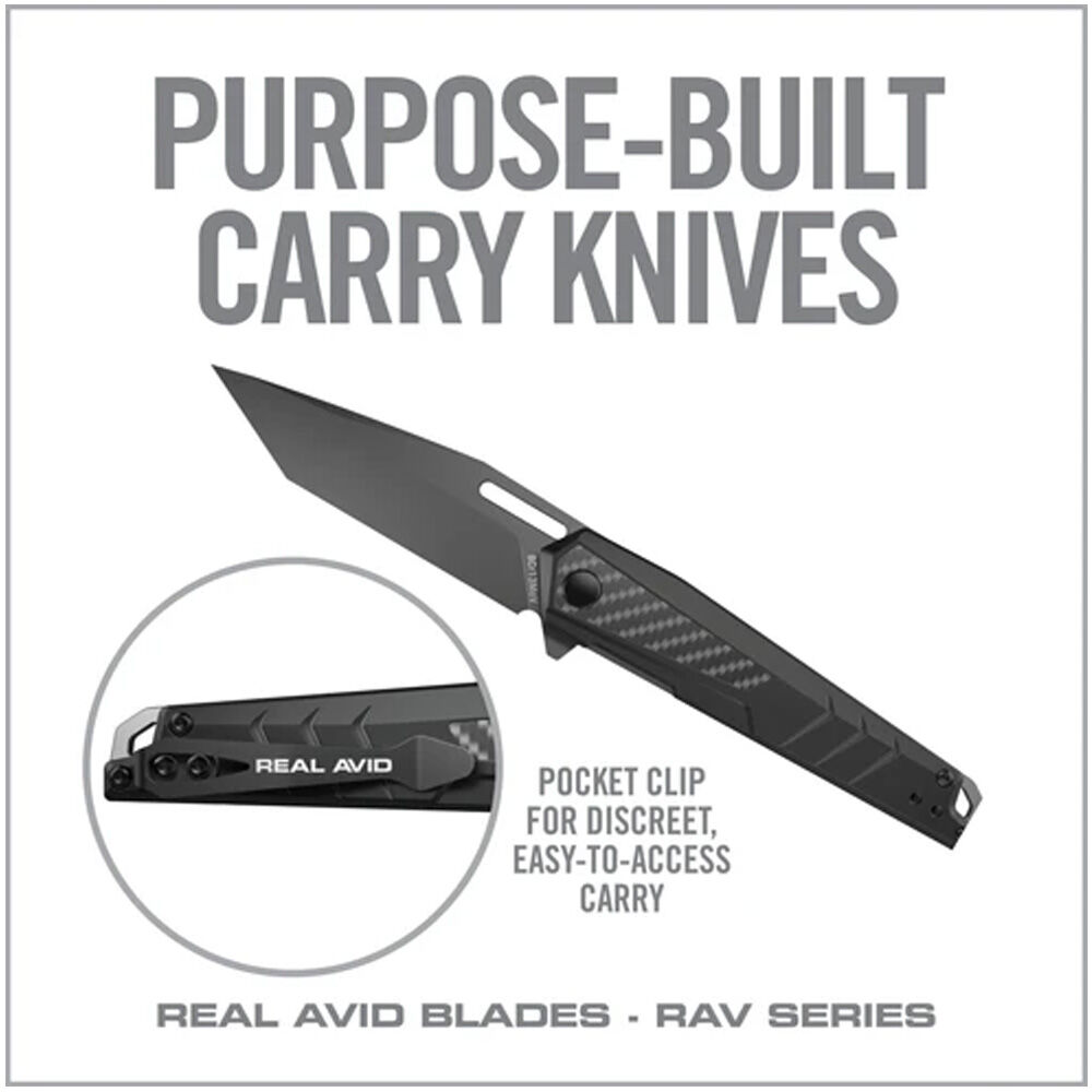 Real Avid RAV-6 Assisted Opener Messer Klappmesser titan carbon Bild 3