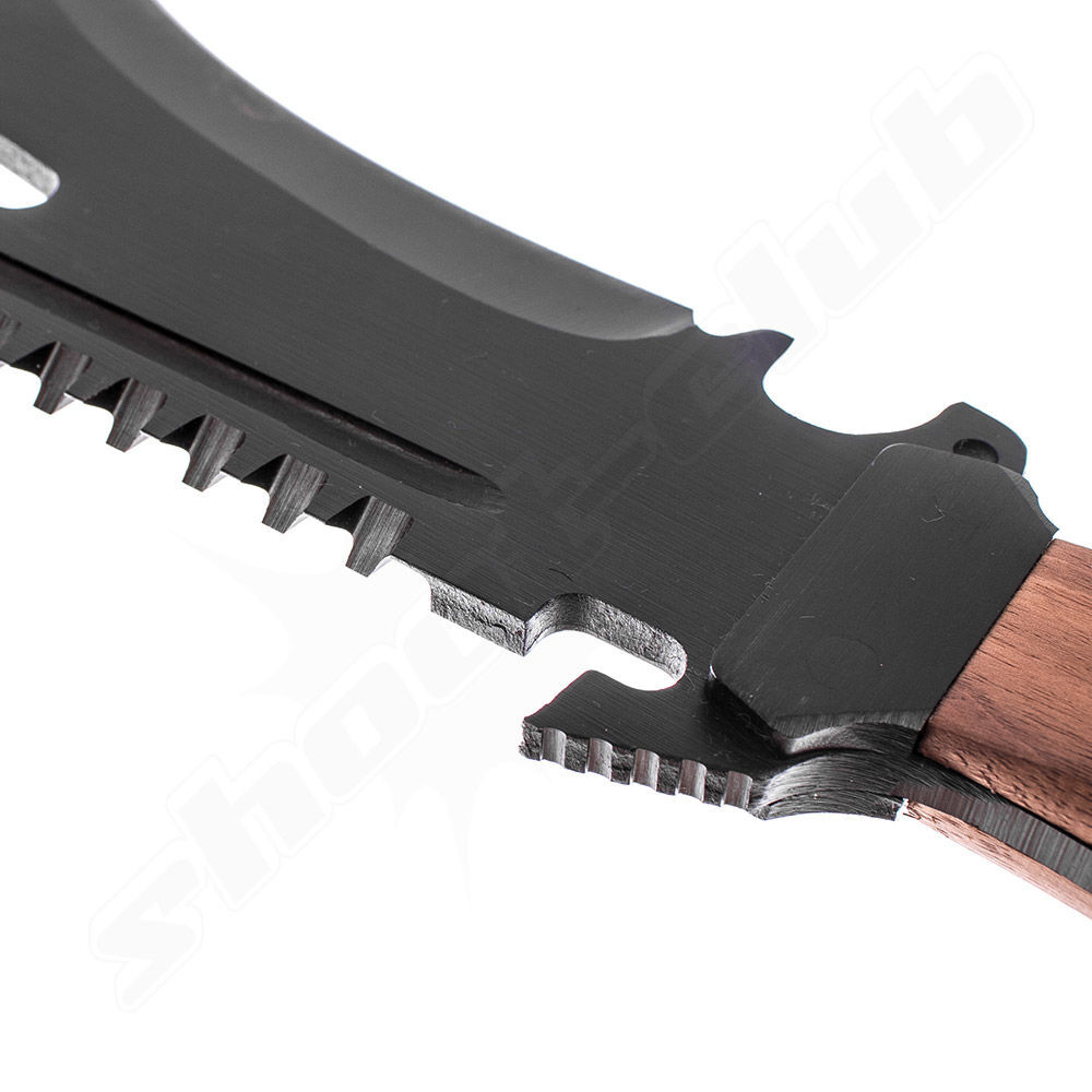 MP9 Rhino - Machete mit Sgezahnung - AISI 420er Stahl Bild 3