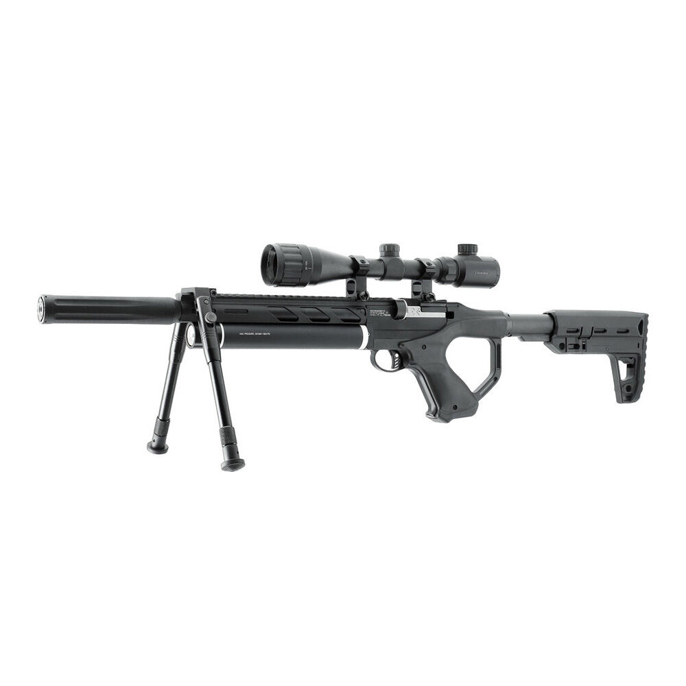 UX Notos Carbine Kit Pressluftgewehr 4,5mm Diabolos schwarz Bild 3