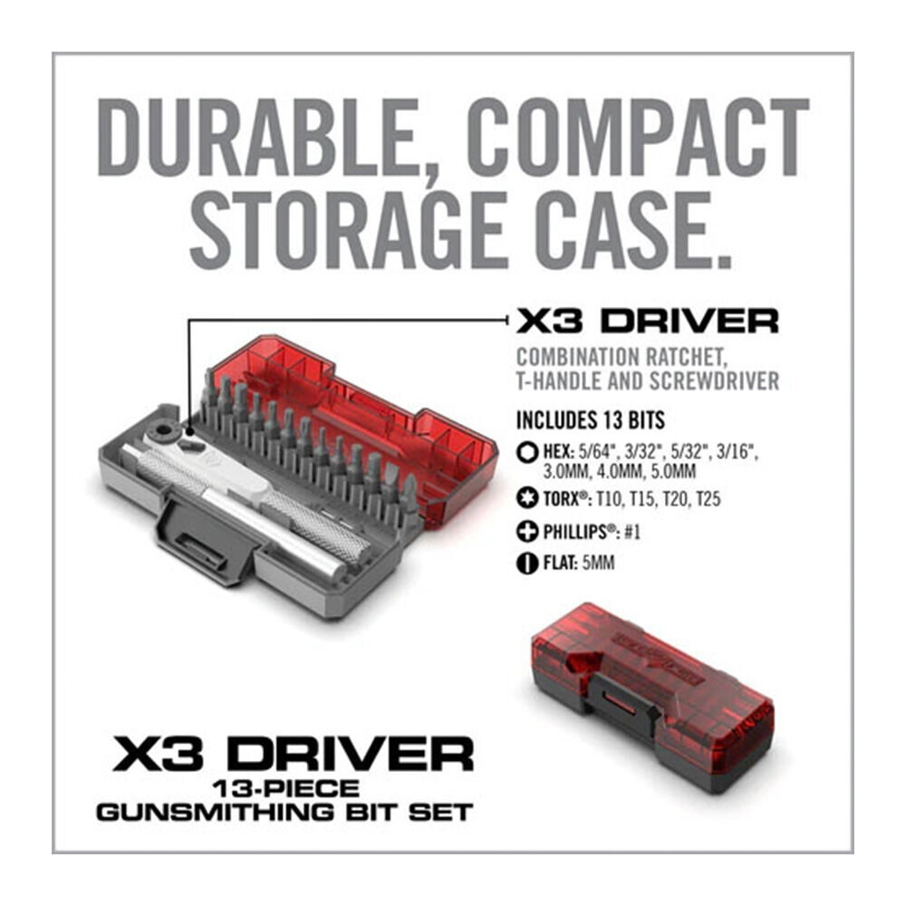 Real Avid X3 Driver 13-Pieces Gunsmithing Bit Set Bild 3
