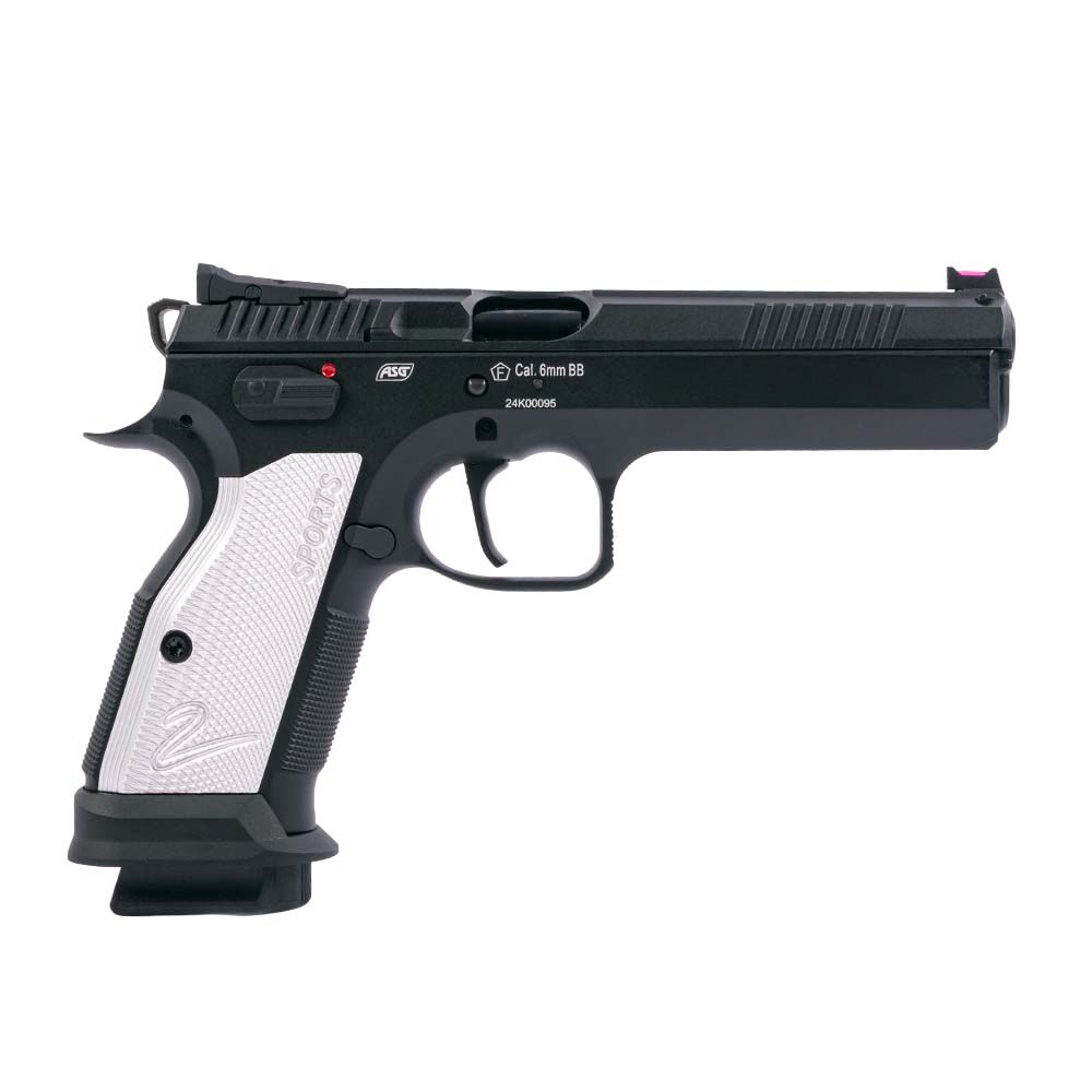 CZ TS 2 Co2 Airsoft Pistole Blowback 6mm BB schwarz silber Bild 2