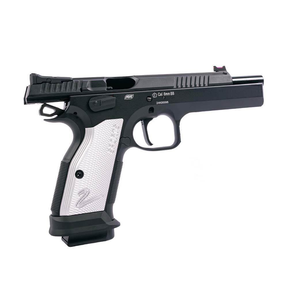 CZ TS 2 Co2 Airsoft Pistole Blowback 6mm BB schwarz silber Bild 3