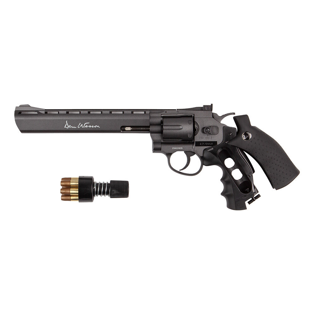 ASG Dan Wesson 8 Zoll Airsoft Revolver Co2 6mm BB grau Bild 3