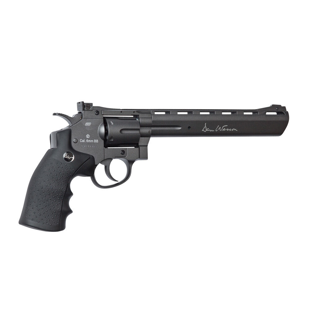 ASG Dan Wesson 8 Zoll Airsoft Revolver Low Power Version Co2 6mm BB Grey Bild 2