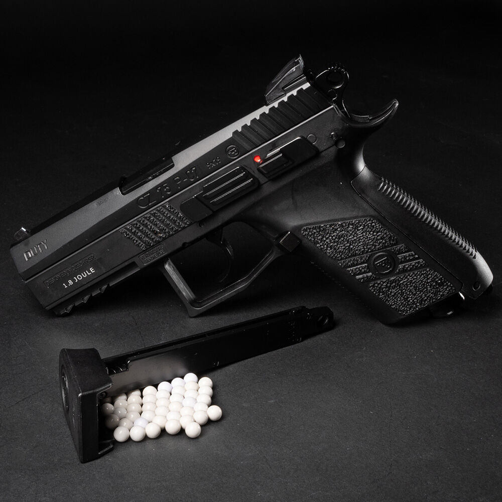 ASG CZ 75 P-07 Duty Airsoft Pistole CNB 6mm BB schwarz Bild 4
