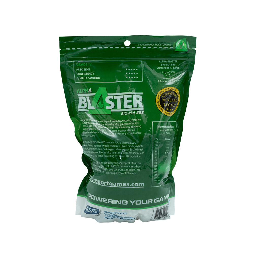 ASG Alpha Blaster Bio Airsoft BBs 0,20g 6mm BB 1 kg Beutel Bild 2