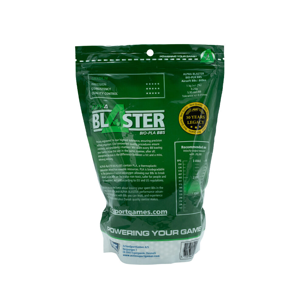 ASG Alpha Blaster Bio Airsoft BBs 0,25g 6mm BB 1 kg Beutel Bild 2