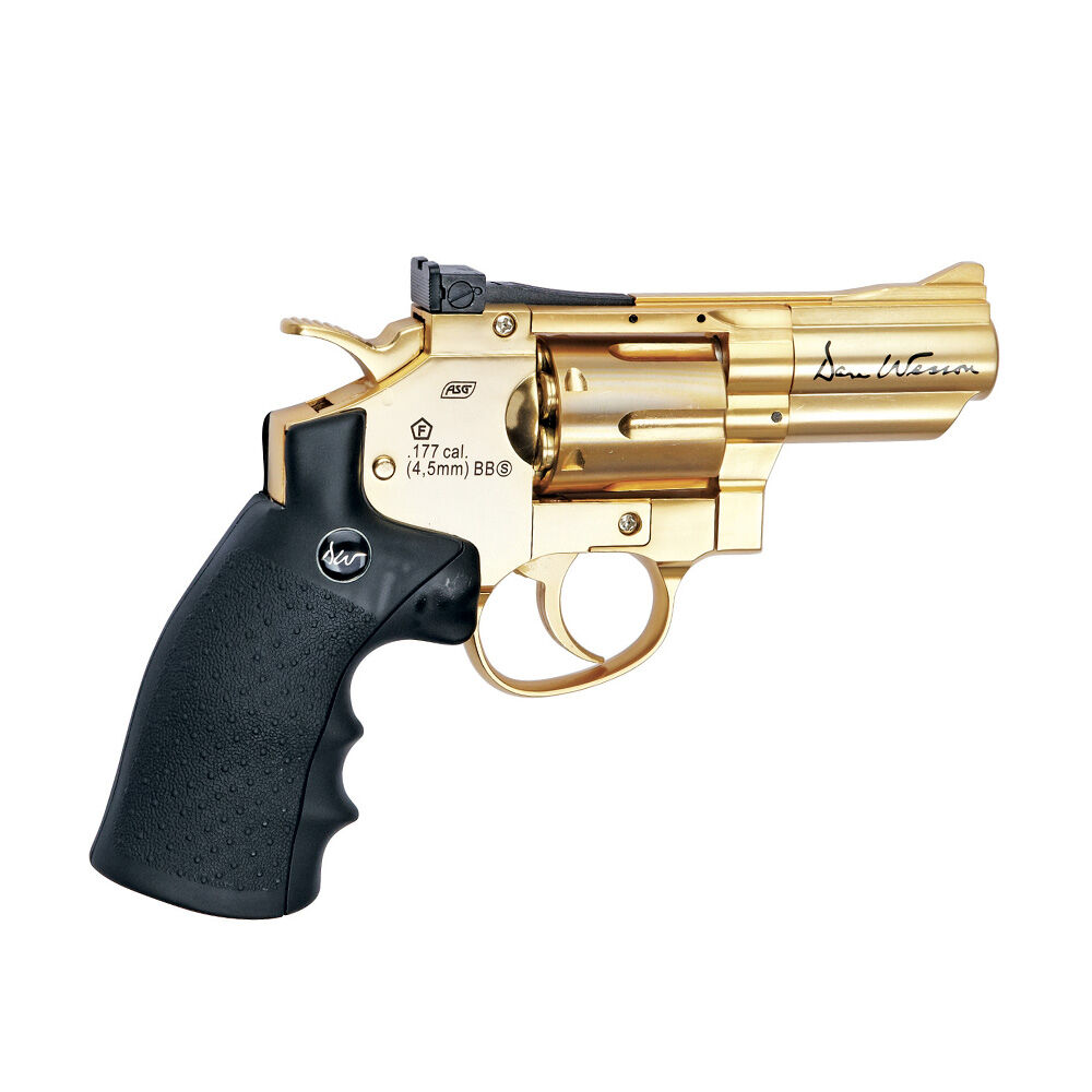 ASG Dan Wesson 2,5 Zoll Co2 Revolver 4,5mm Steel BB Gold Bild 2