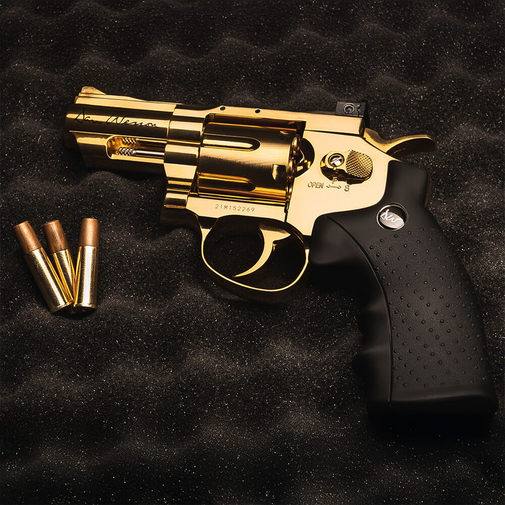 ASG Dan Wesson 2,5 Zoll Co2 Revolver 4,5mm Steel BB Gold Bild 3