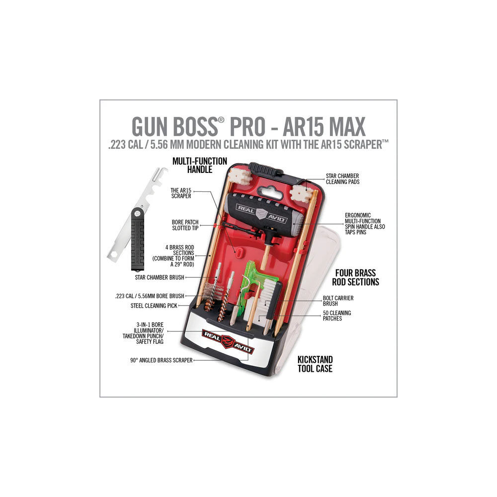 Real Avid Gun Boss Pro AR15 MAX Reinigungsset Bild 2