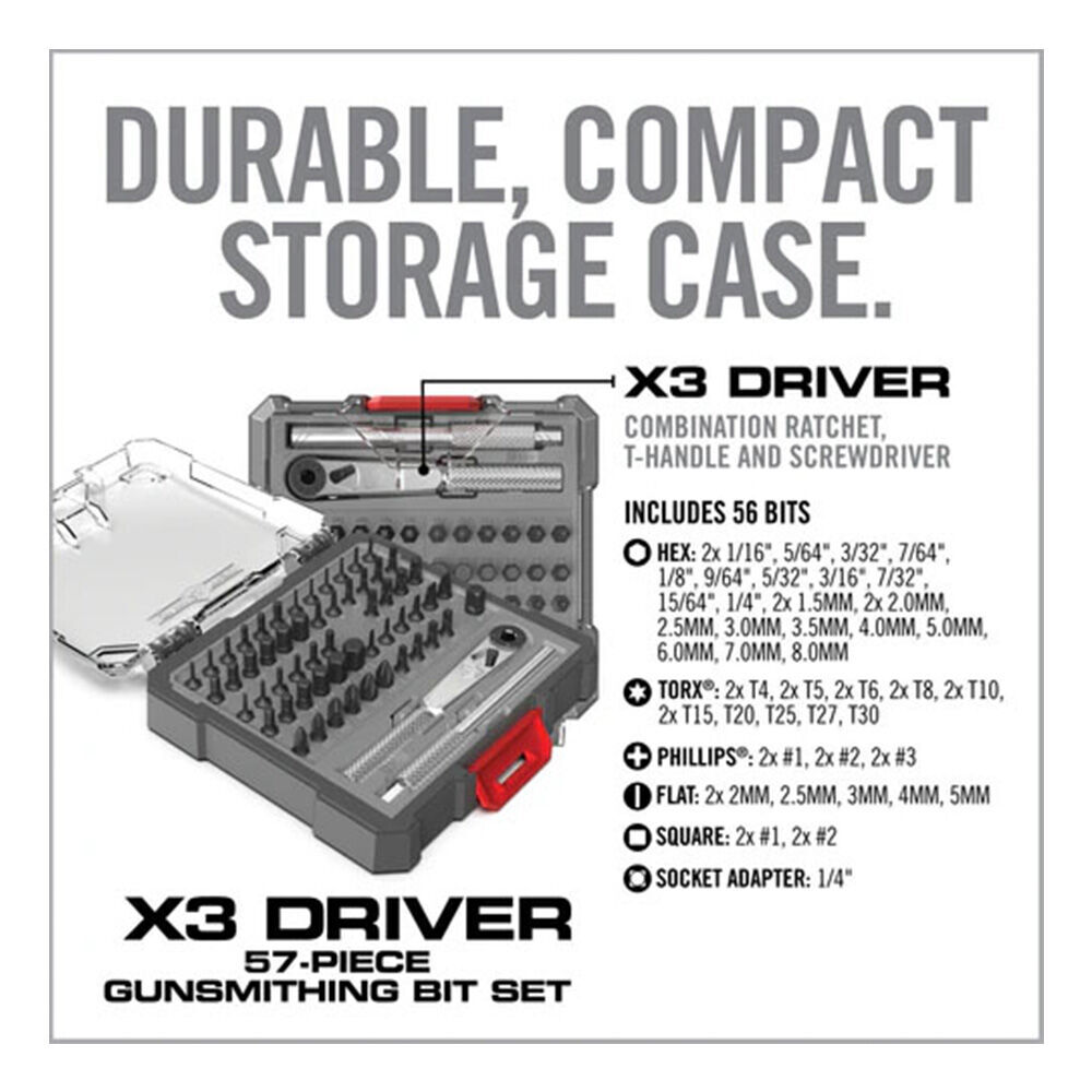 Real Avid X3T Driver 57-Piece Gunsmithing Bit Set Bild 3