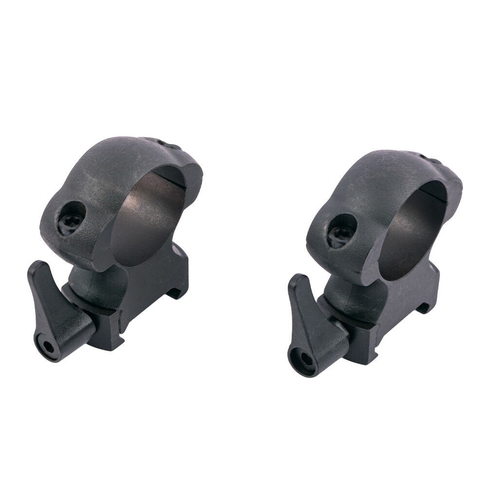 shoXx PSM Montageringe  25,4mm High fr 21mm Weaver-/Picatinny-Schiene Stahl Schwarz Bild 2