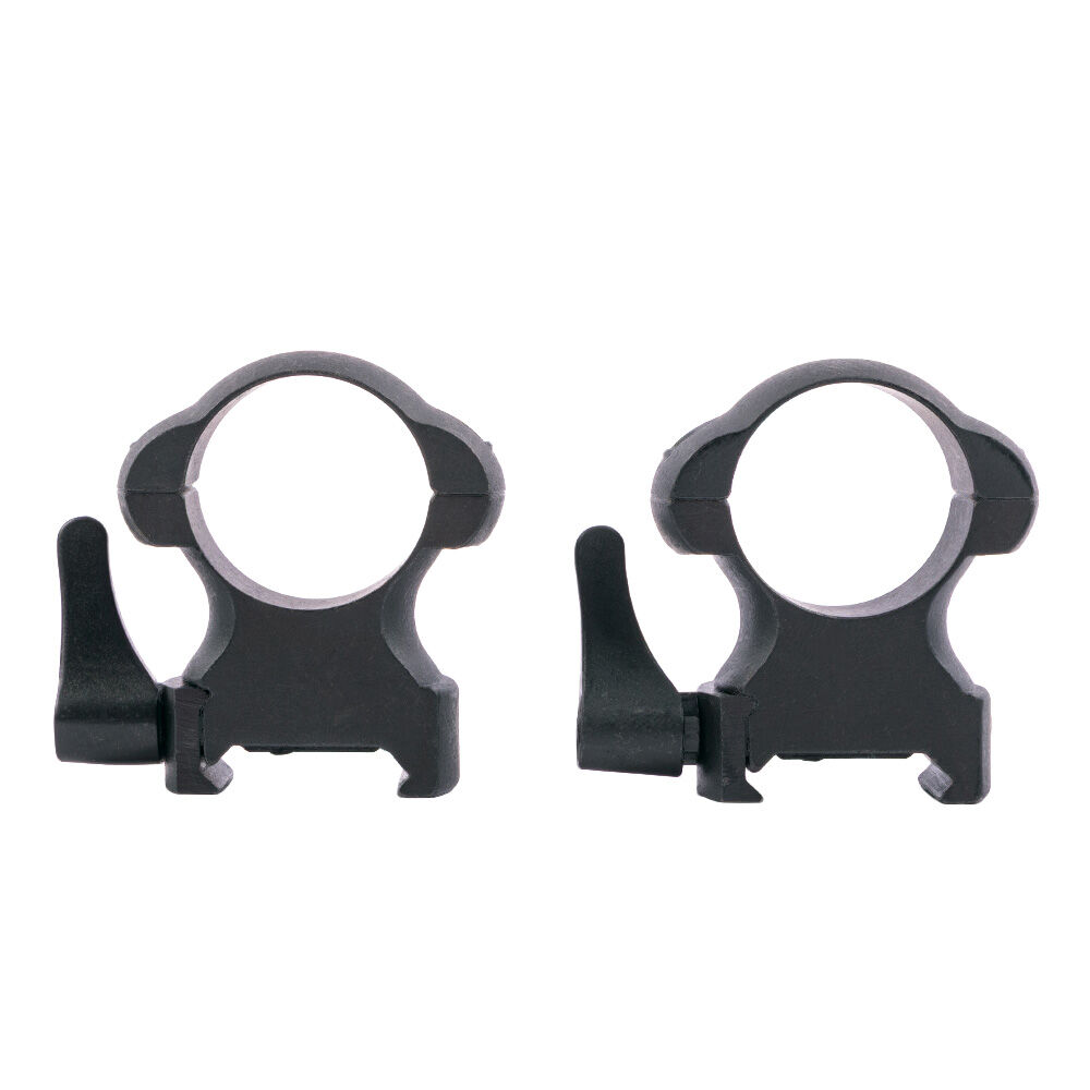 shoXx PSM Montageringe  25,4mm High fr 21mm Weaver-/Picatinny-Schiene Stahl Schwarz Bild 3