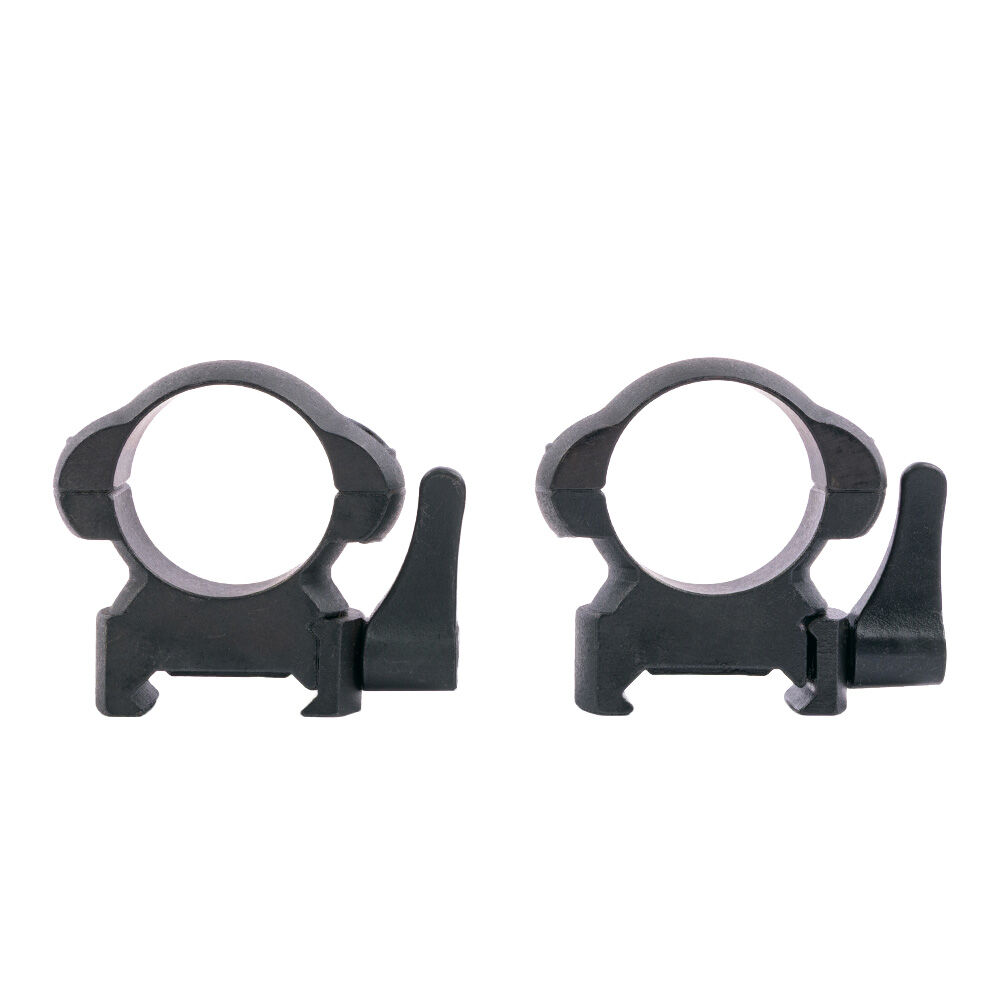 shoXx PSM Montageringe  25,4mm High fr 21mm Weaver-/Picatinny-Schiene Stahl Schwarz Bild 4