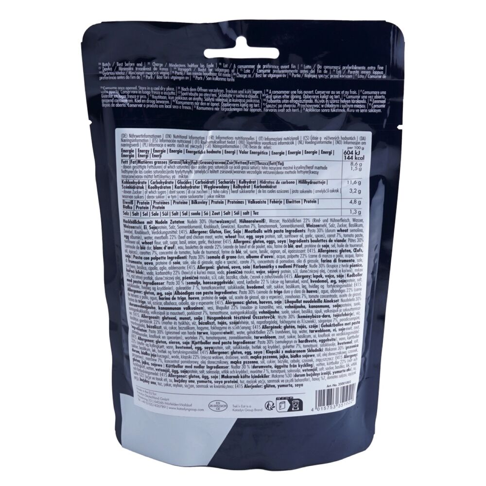 TREK'N EAT Hackbllchen mit Nudeln RTE 350g Bild 2