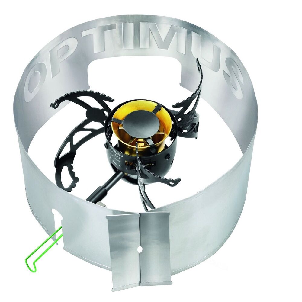 Optimus Polaris Set mit 0.4L Brennstoffflasche Hybrid Kocher fr Gas, Benzin, Kerosin, Diesel Bild 3