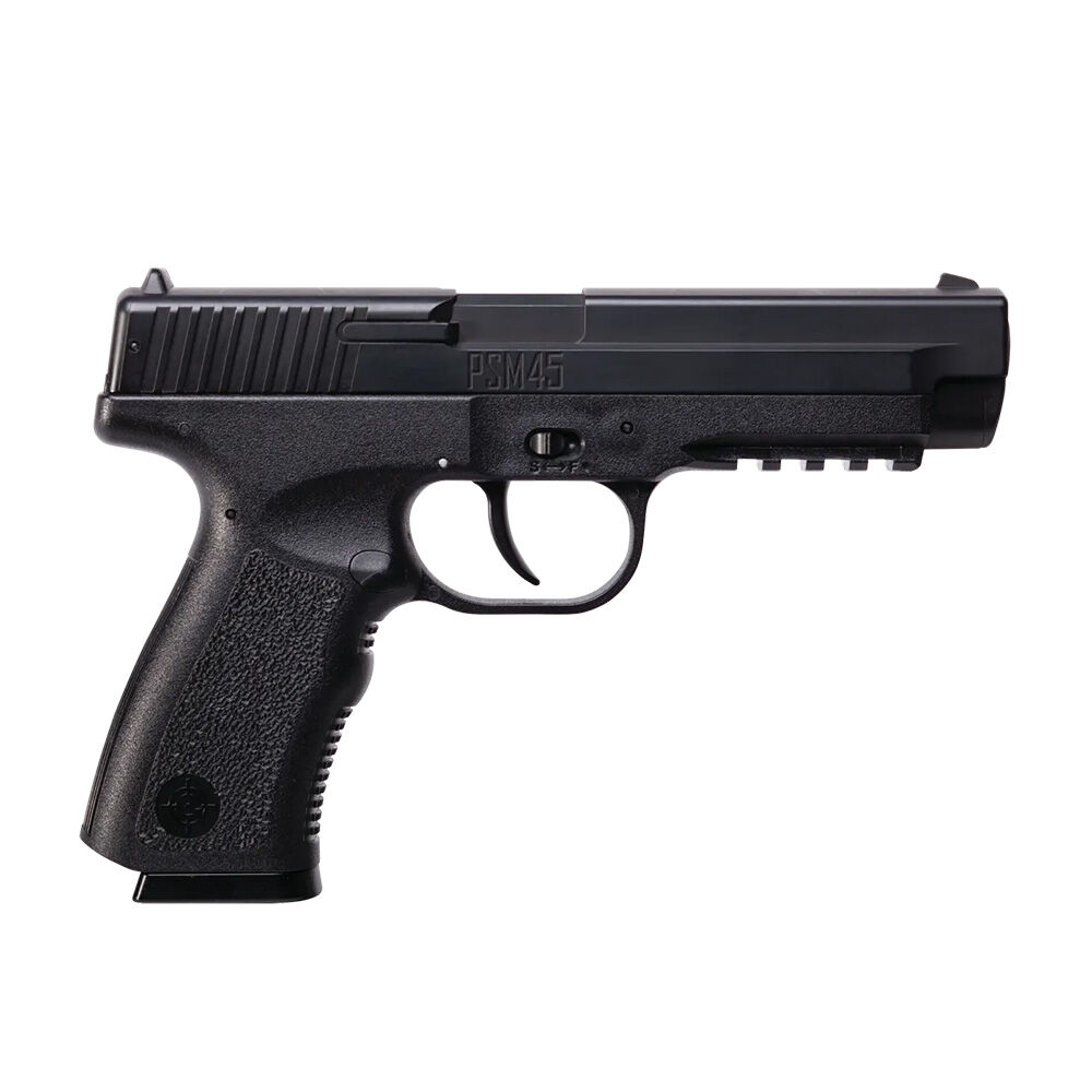 Crosman PSM45 Luftpistole Federdruck 4,5 mm BB schwarz Bild 2