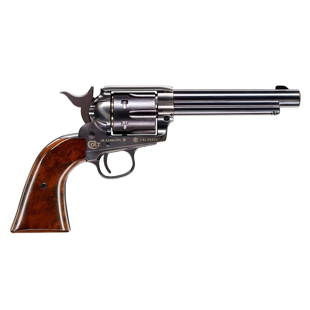COLT SAA .45 Peacemaker CO2 Revolver 4,5 mm Stahl BBs Blue