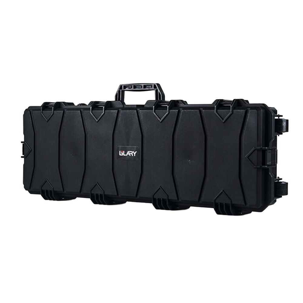Glary Gewehrkoffer 102x36x14 cm Wasserdicht IP67-Standard Schwarz Bild 2