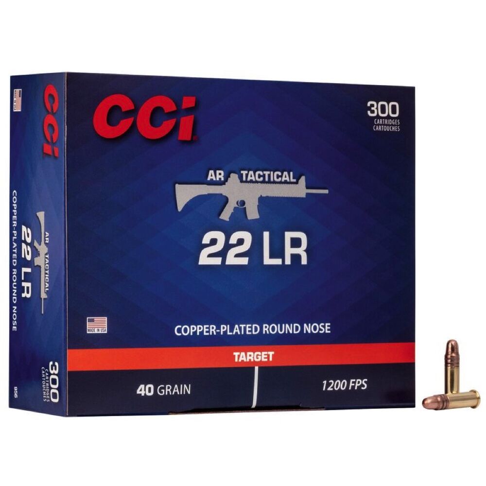 CCI AR Tactical CPRN 40grs .22lr 300 Schuss Kleinkaliber Munition Bild 2