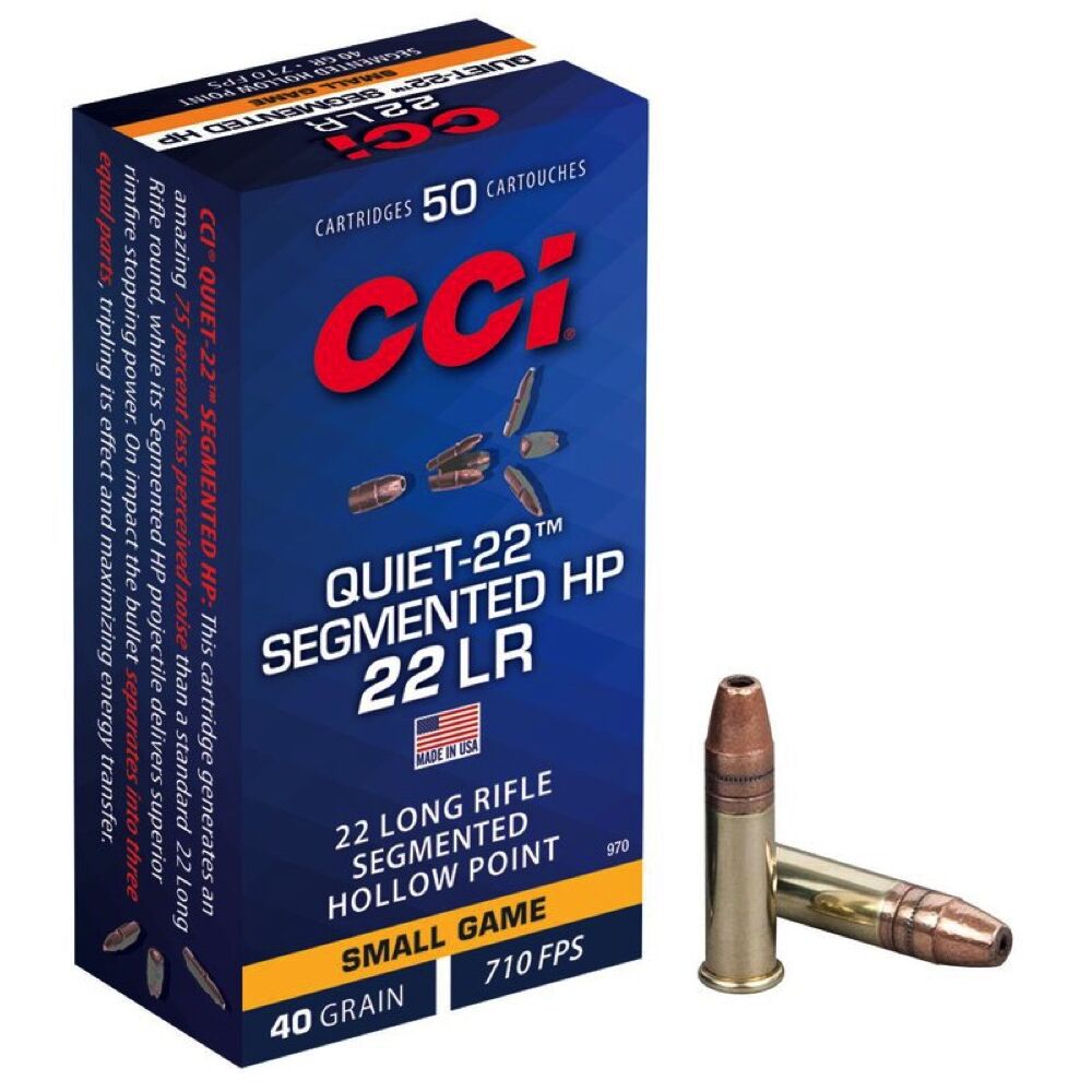 CCI Quiet-22 SHP 40grs .22lr 50 Schuss Kleinkaliber Munition Bild 2