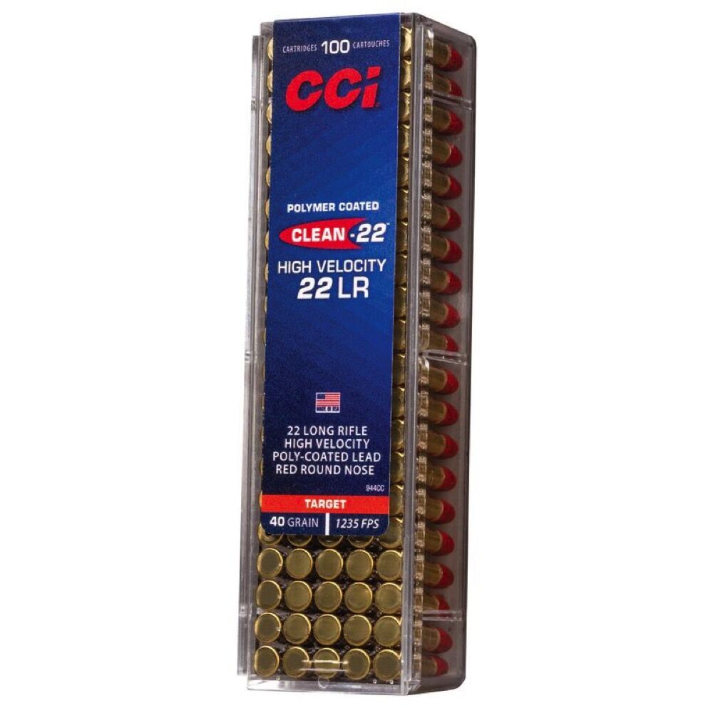 CCI Clean-22 LRN Rot 40grs .22lr 100 Schuss Kleinkaliber Munition Bild 2