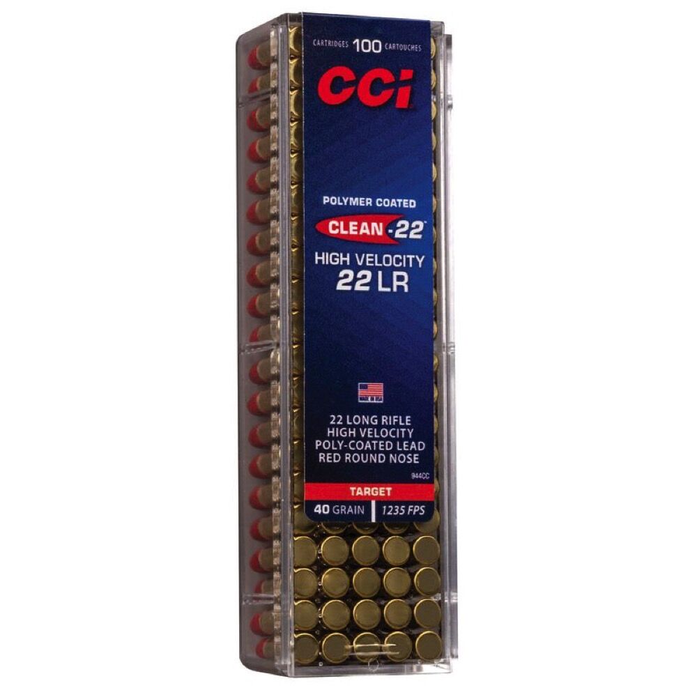 CCI Clean-22 LRN Rot 40grs .22lr 100 Schuss Kleinkaliber Munition Bild 3