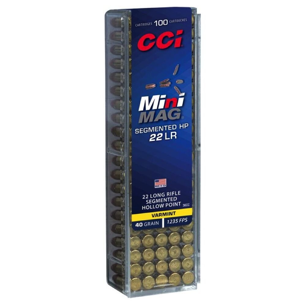 CCI Mini-Mag SHP 40grs .22lr 100 Schuss Kleinkaliber Munition Bild 2