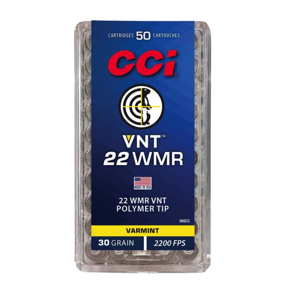 CCI VNT .22WMR 30Grs. 50 Schuss Kleinkaliber Munition Bild 2