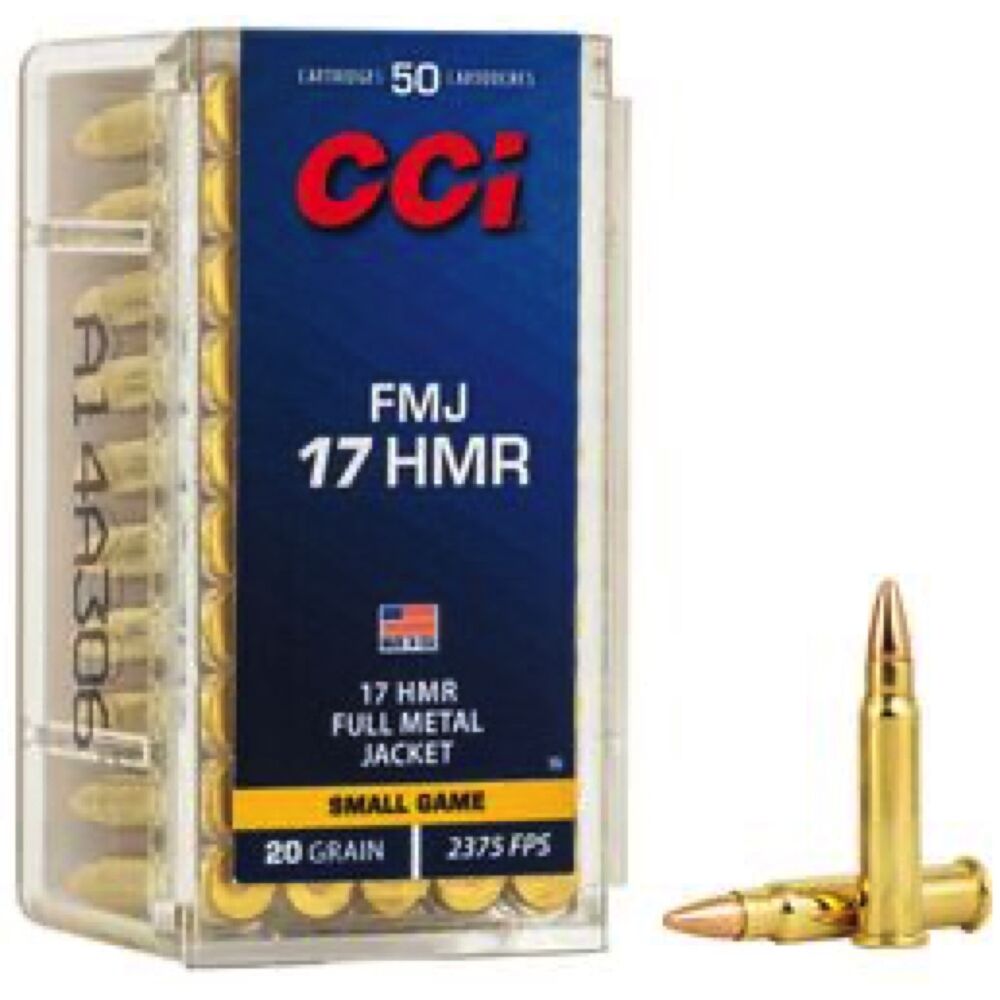 CCI FMJ .17HMR 20Grs. 50 Schuss Kleinkaliber Munition Bild 2