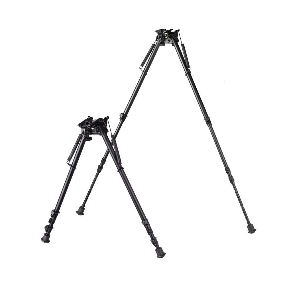 shoXx Zweibein Bipod Long-Range 33-69cm Aluminium Schwenkbar Podloc schwarz Bild 3