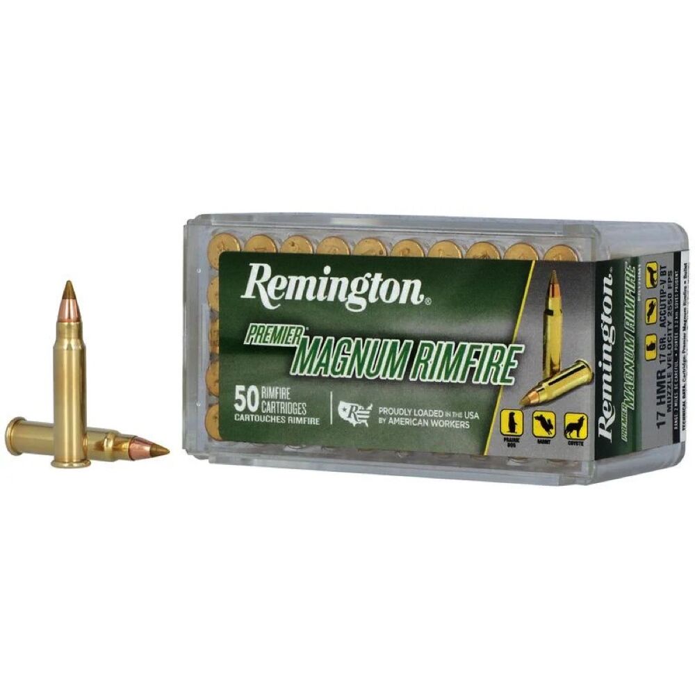 Remington Premier Magnum Rimfire AccuTip-V 17grs .17HMR 50 Schuss Kleinkaliber Munition Bild 2
