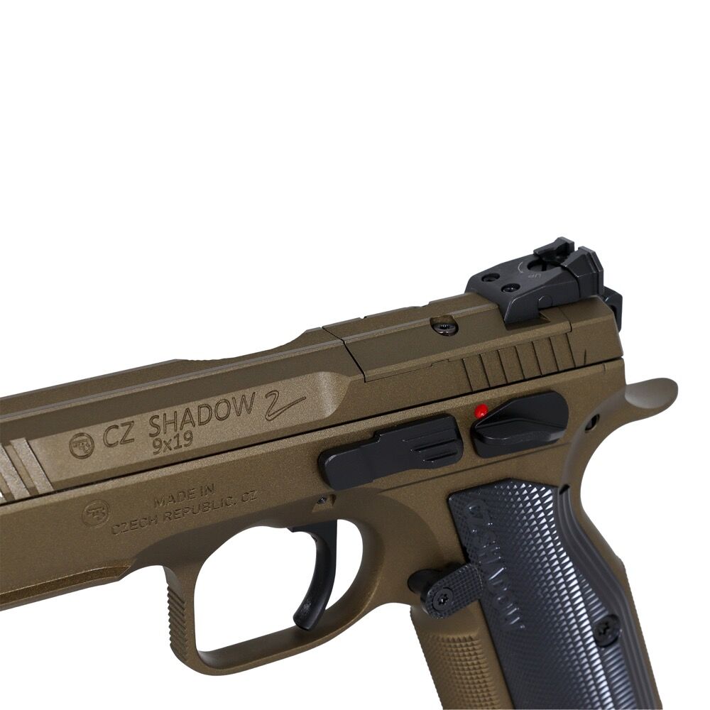 CZ Shadow 2 SA / OR Bronze 9mm Luger halbautomatische Pistole Bild 3