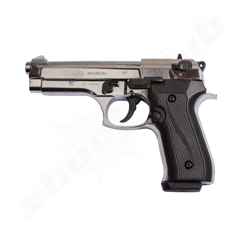 Ekol Firat Magnum Chrom Schreckschusspistole 9mm P.A.K. inkl. Platzpatronen Bild 2