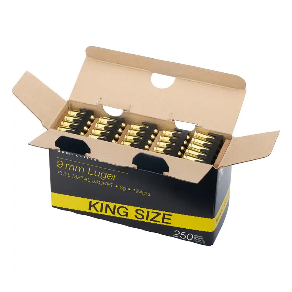 TopShot Competition 9mm FMJ 124grs King Size 250Stk Bild 2